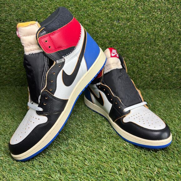 Fragment x Union LA x Air Jordan 1 Retro High OG Varsity Red Size 13 IO7847-002 main image 9